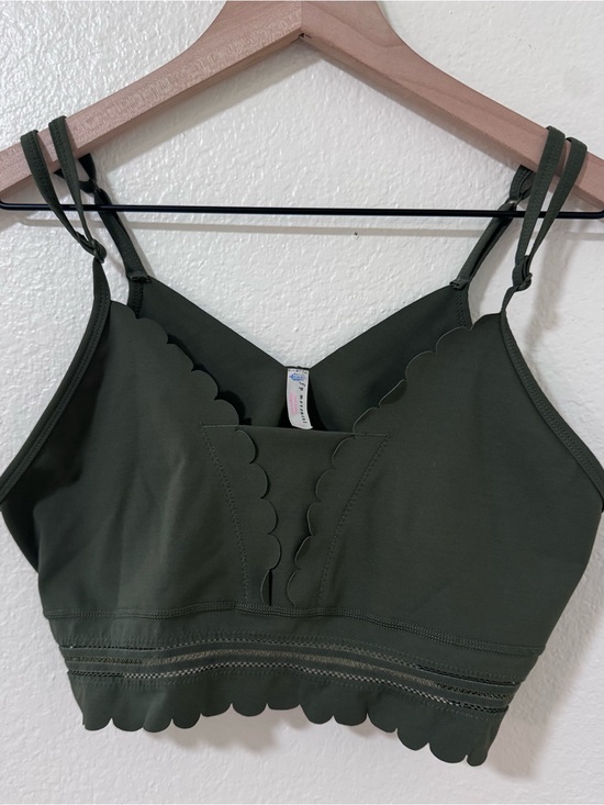 FP Movement by Free People Other - FP Movement by Free People Olive Scallop Bralette